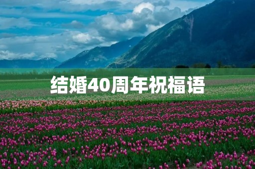 结婚40周年祝福语(红宝石婚8个字祝福语)