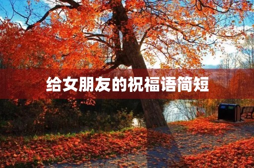 给女朋友的祝福语简短,给女朋友浪漫留言短句