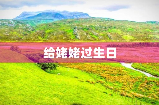 给姥姥过生日