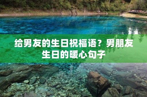 给男友的生日祝福语？男朋友生日的暖心句子
