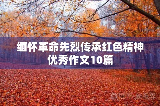 缅怀革命先烈传承红色精神优秀作文10篇 缅怀革命先烈传承红色精神优秀作文10篇