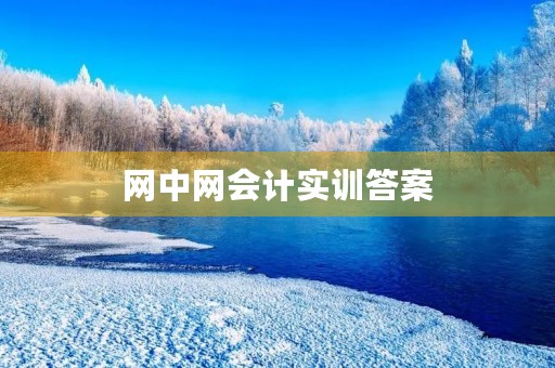 网中网会计实训答案(网中网会计实训平台答案在哪) 网中网会计实训答案(网中网会计实训平台答案在哪)