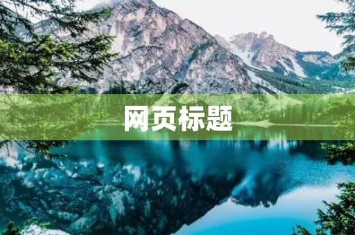 网页标题(关键词)