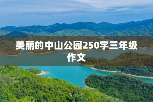 美丽的中山公园250字三年级作文 美丽的中山公园250字三年级作文