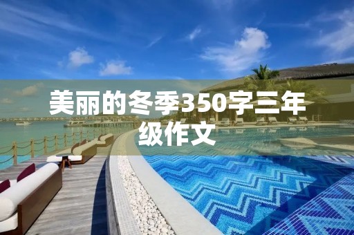 美丽的冬季350字三年级作文