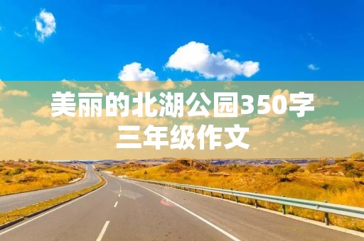美丽的北湖公园350字三年级作文
