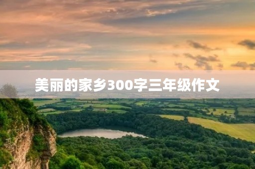 美丽的家乡300字三年级作文 美丽的家乡300字三年级作文