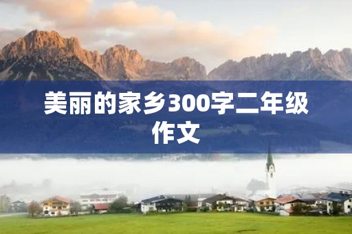 美丽的家乡300字二年级作文