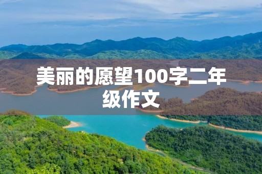 美丽的愿望100字二年级作文
