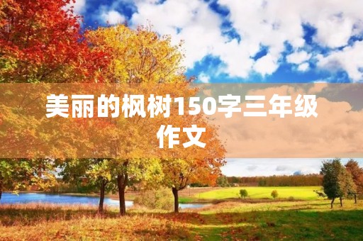 美丽的枫树150字三年级作文