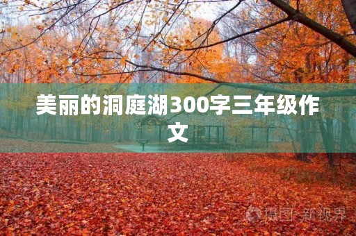 美丽的洞庭湖300字三年级作文 美丽的洞庭湖300字三年级作文