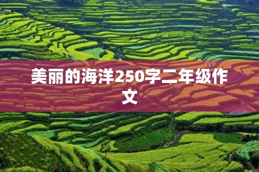 美丽的海洋250字二年级作文