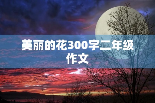 美丽的花300字二年级作文