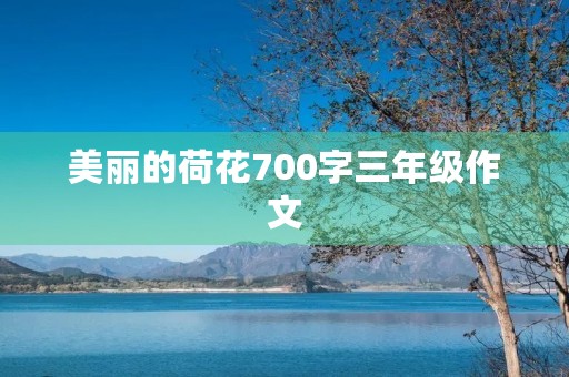 美丽的荷花700字三年级作文 美丽的荷花700字三年级作文