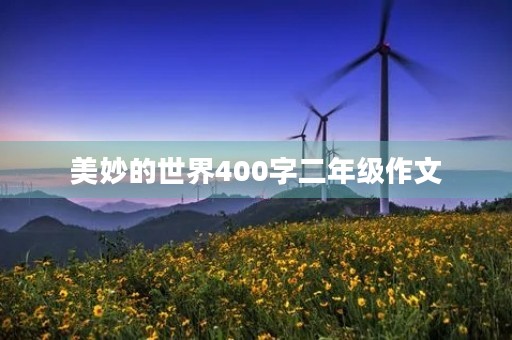 美妙的世界400字二年级作文