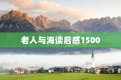 老人与海读后感1500