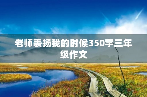 老师表扬我的时候350字三年级作文 老师表扬我的时候350字三年级作文