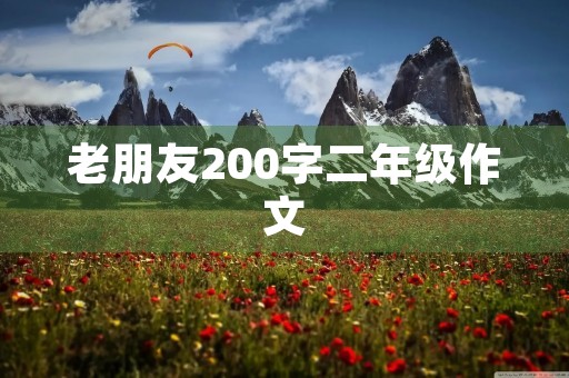老朋友200字二年级作文