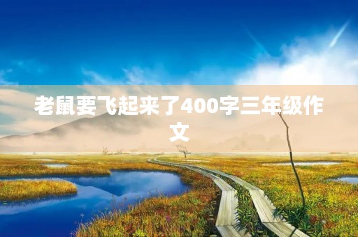 老鼠要飞起来了400字三年级作文 老鼠要飞起来了400字三年级作文