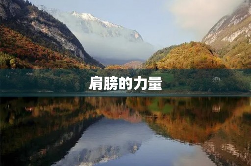 肩膀的力量 肩膀的力量