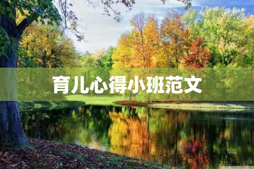 育儿心得小班范文