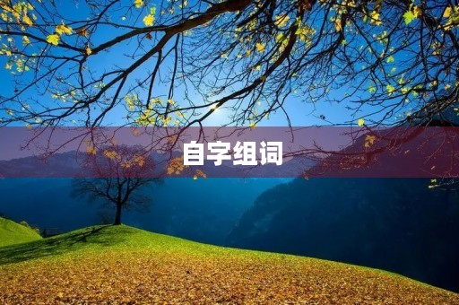 自字组词(自组词) 自字组词(自组词)
