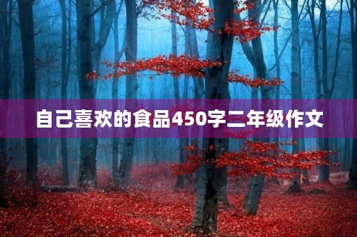自己喜欢的食品450字二年级作文