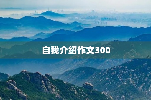 自我介绍作文300 自我介绍作文300