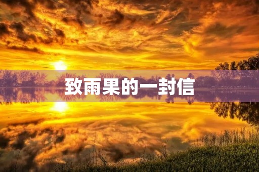 致雨果的一封信