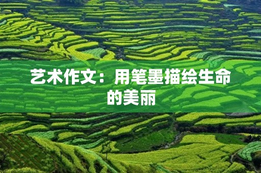 艺术作文:用笔墨描绘生命的美丽 艺术作文:用笔墨描绘生命的美丽