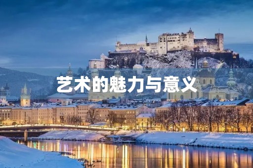 艺术的魅力与意义