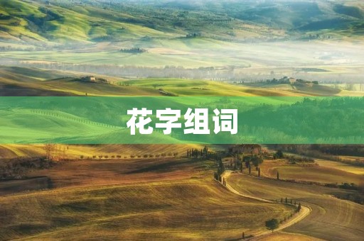 花字组词(花的组词)