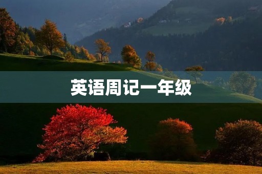 英语周记一年级 英语周记一年级