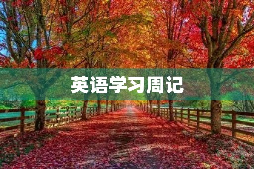 英语学习周记