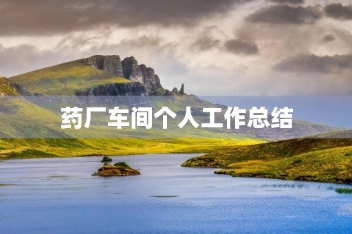 药厂车间个人工作总结