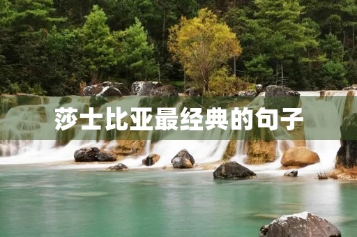 莎士比亚最经典的句子,莎士比亚最经典的句子书籍是全世界的 莎士比亚最经典的句子,莎士比亚最经典的句子书籍是全世界的