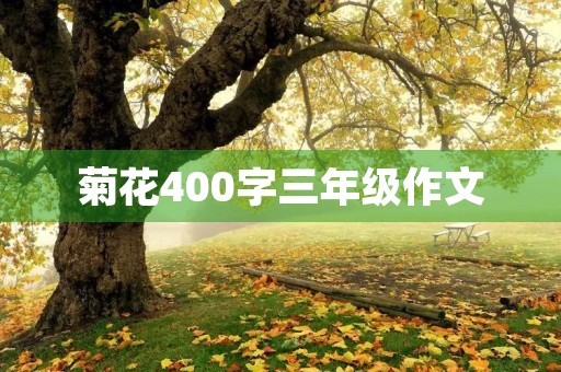 菊花400字三年级作文 菊花400字三年级作文