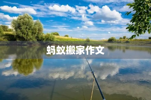 蚂蚁搬家作文