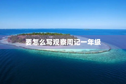 要怎么写观察周记一年级