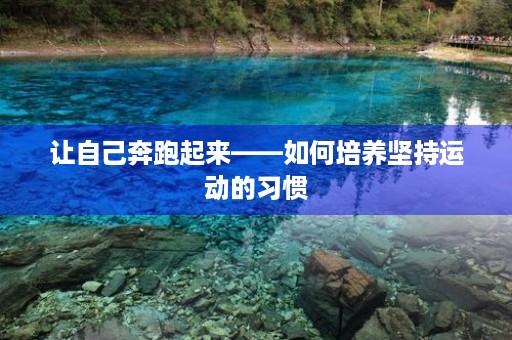 让自己奔跑起来——如何培养坚持运动的习惯 让自己奔跑起来——如何培养坚持运动的习惯