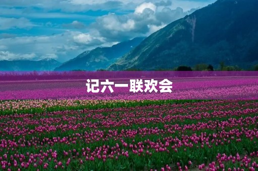 记六一联欢会 记六一联欢会