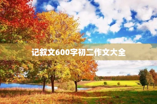 记叙文600字初二作文大全 记叙文600字初二作文大全