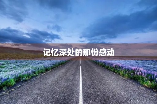 记忆深处的那份感动