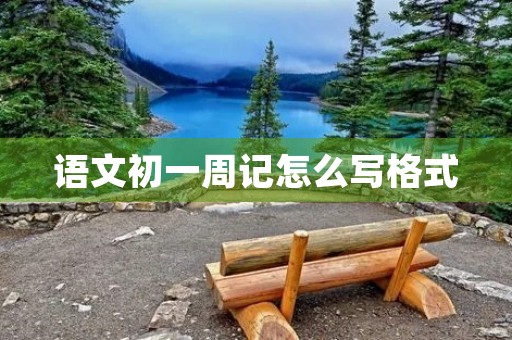 语文初一周记怎么写格式