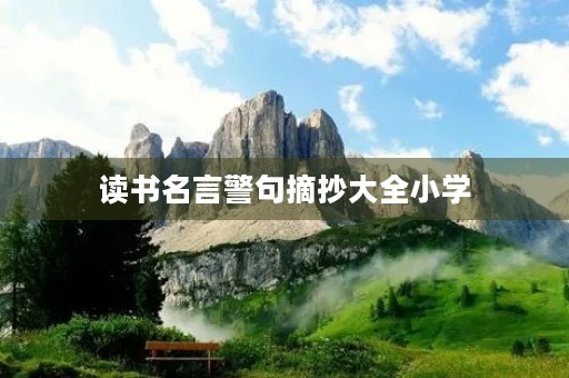 读书名言警句摘抄大全小学,读书名言警句摘抄大全小学8字 读书名言警句摘抄大全小学,读书名言警句摘抄大全小学8字