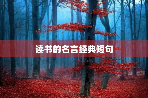 读书的名言经典短句(读书的名言经典短句高尔基)