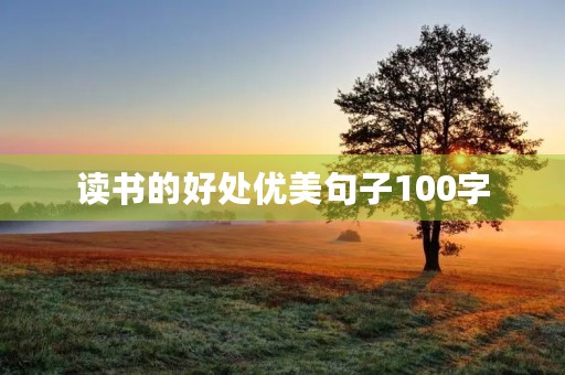 读书的好处优美句子100字(读书的好处优美句子100字和名人)