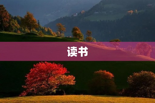 读书，让人成为更好的自己