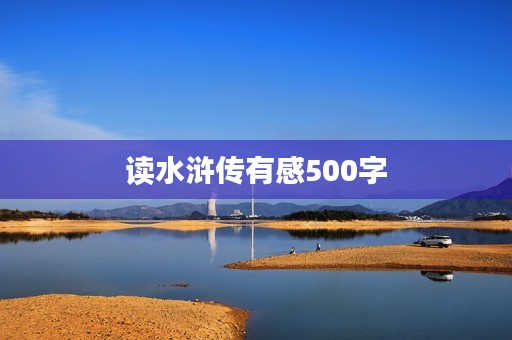 读水浒传有感500字