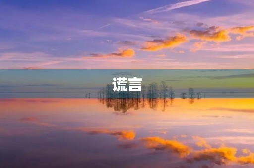 谎言
